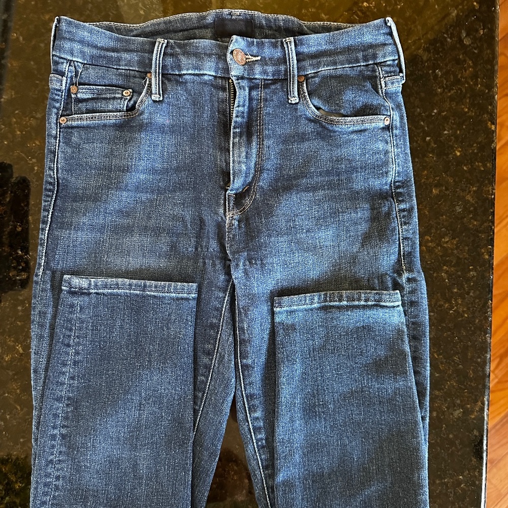 MOTHER Jeans - The Looker High Waist Crop Skinny (switch it up wash)